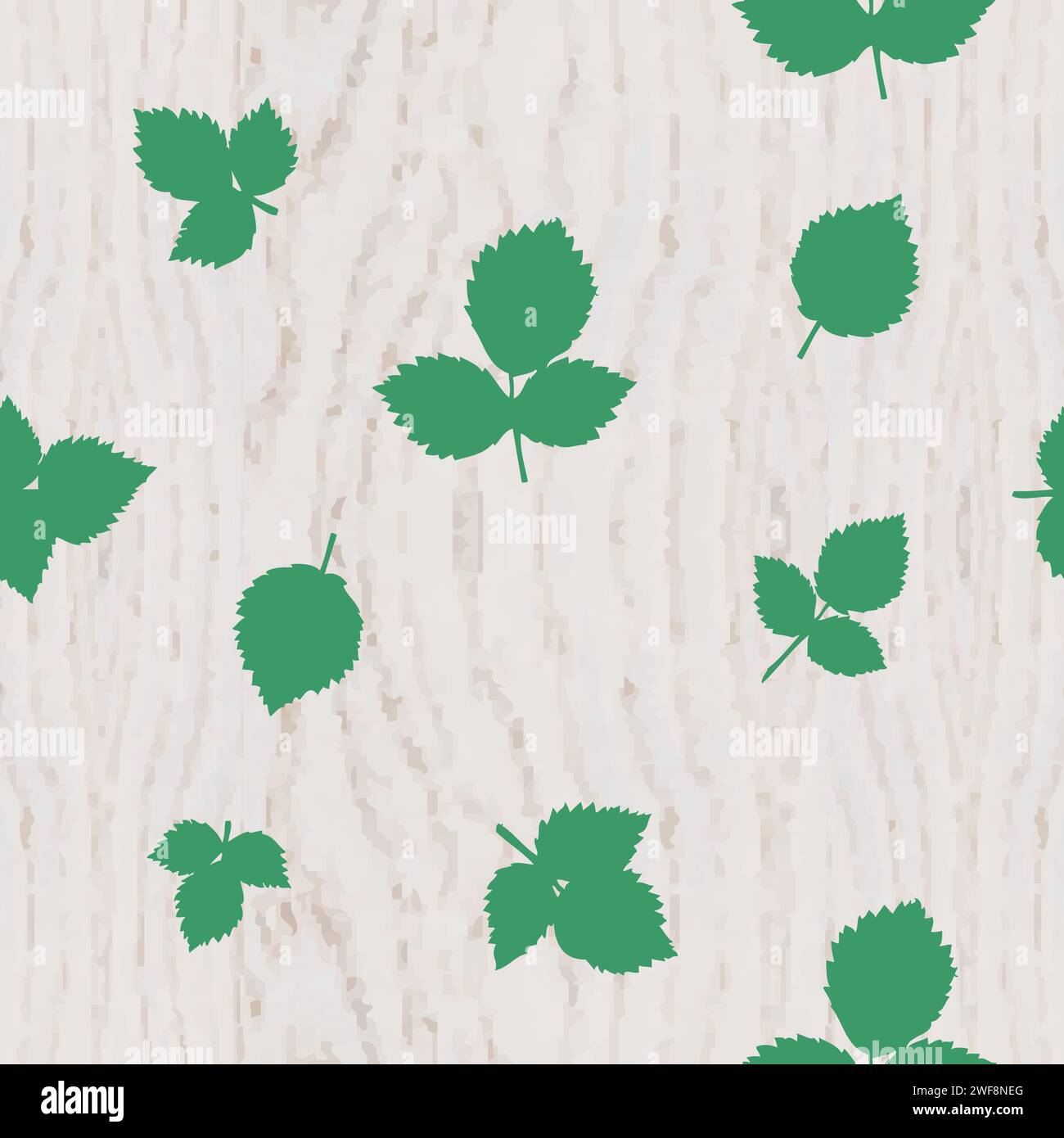 Herbal seamless pattern. Wooden background. Stock Vector