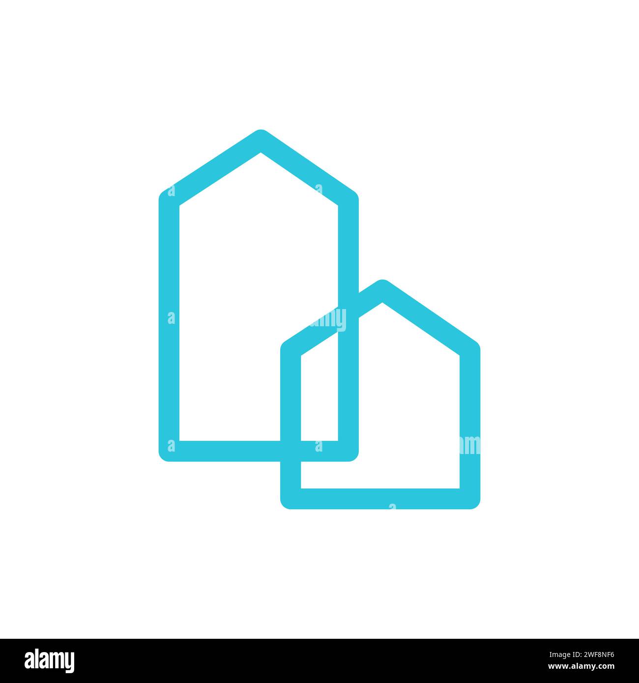 Modern new urban housing Stock Vector Images - Alamy