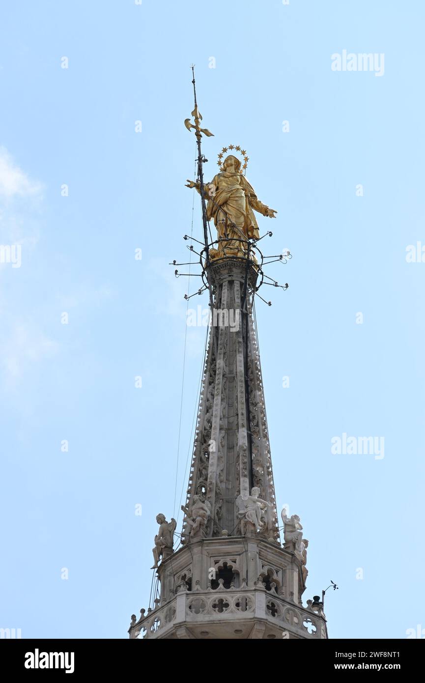 Madonnina di Milano Stock Photo