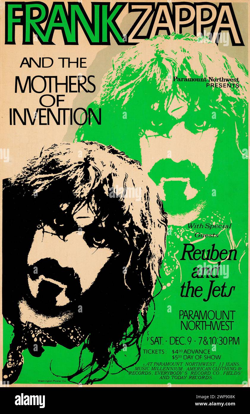 Frank zappa poster hi-res stock photography and images - Alamy