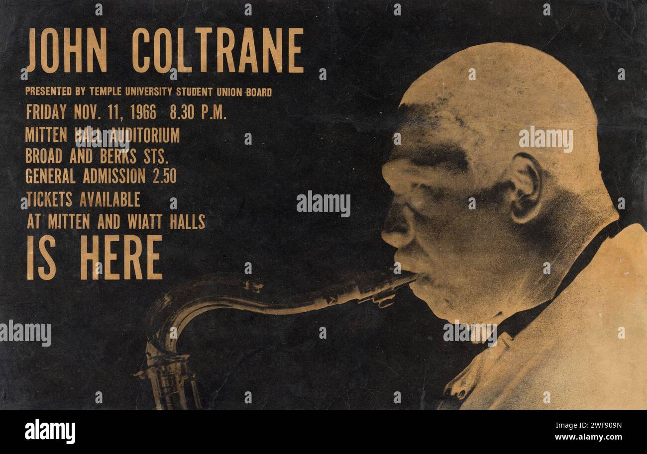 John coltrane poster hi-res stock photography and images - Alamy