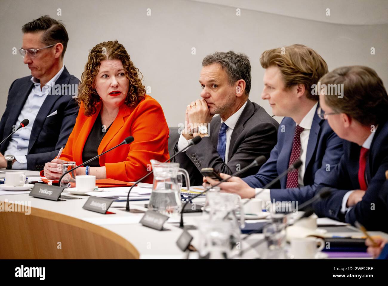 THE HAGUE - Anne-Marijke Podt (d66) during a meeting of the Justice and ...
