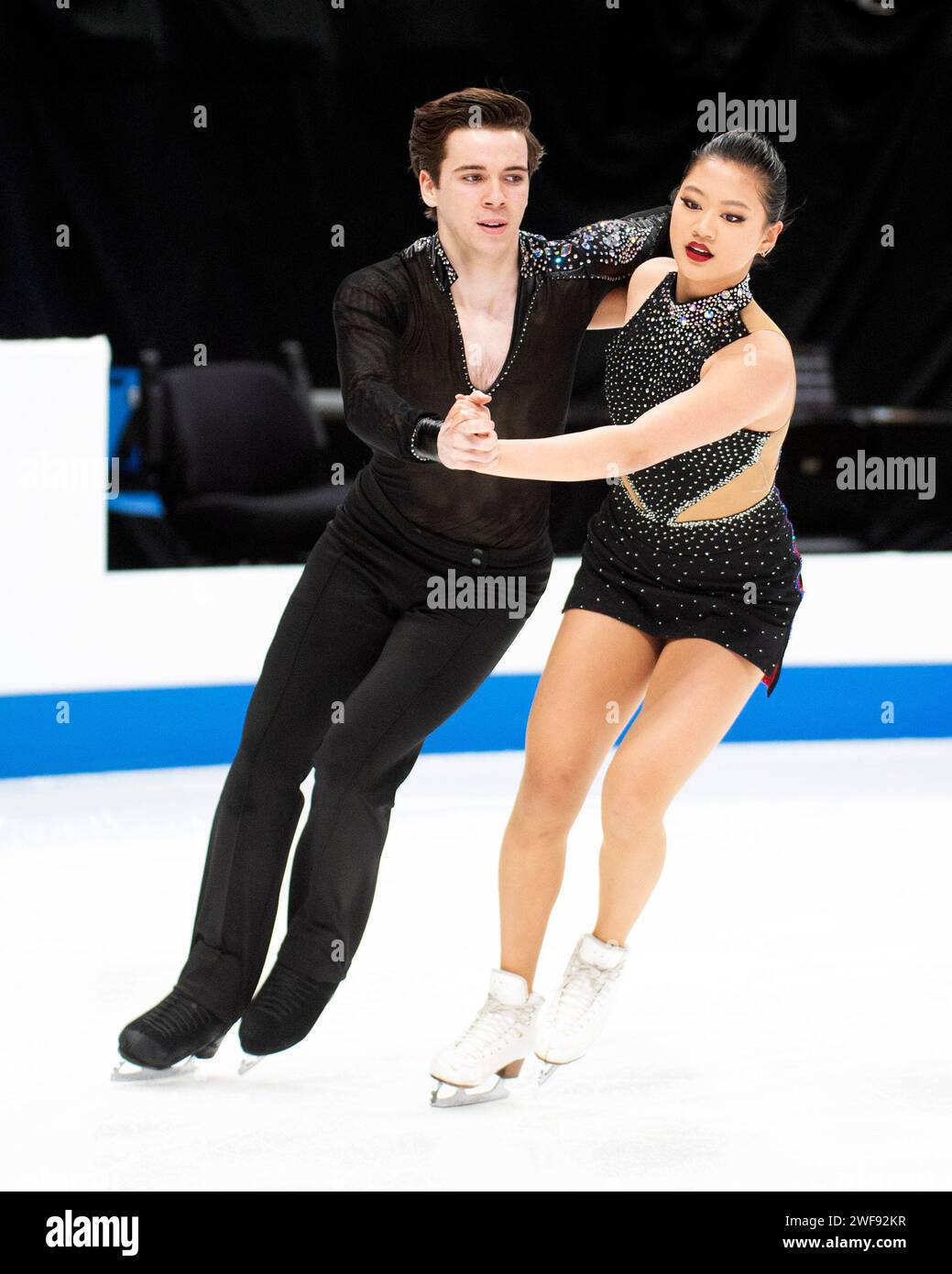 Columbus, Ohio, United States. 23rd January, 2024. Amy Cui and Kenny