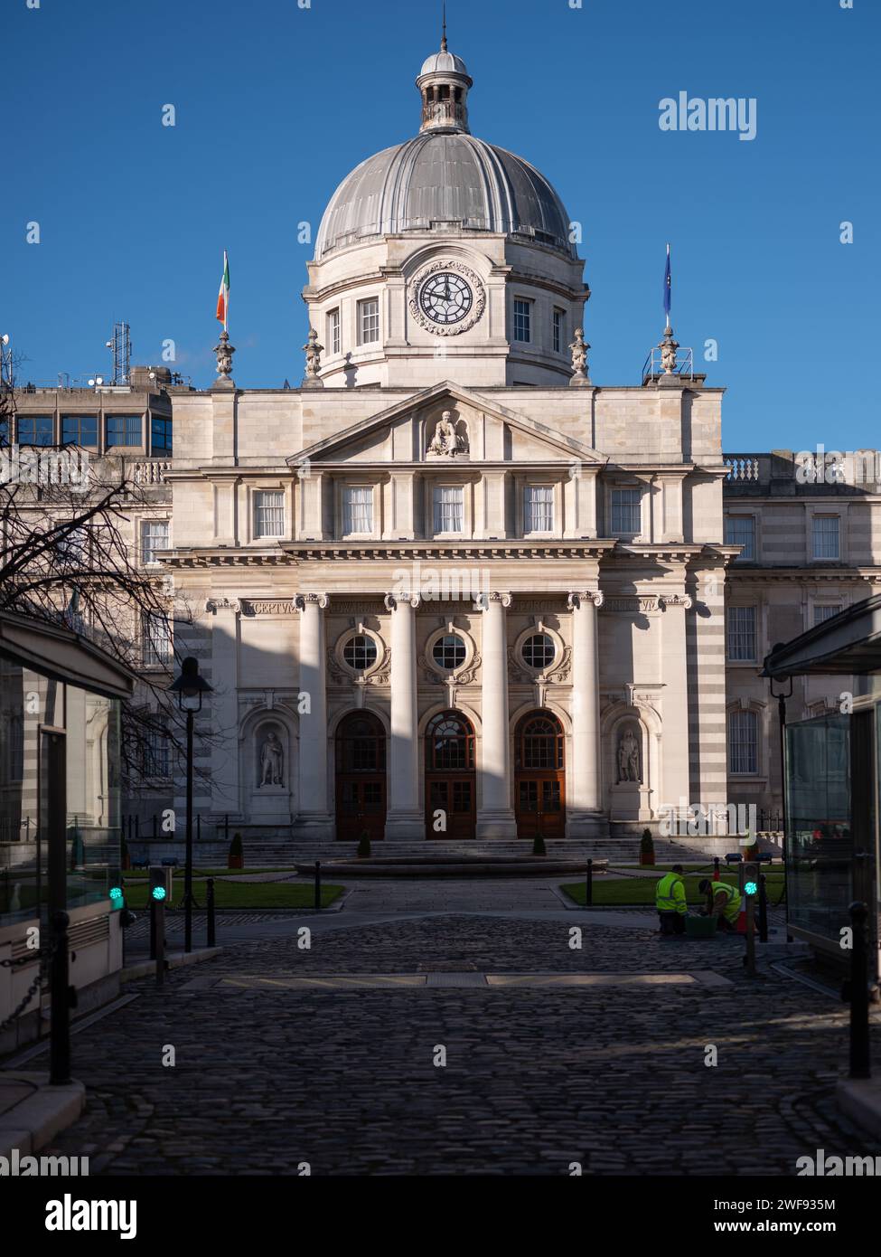 The Department of the Taoiseach, on Merrion Street, Dublin city, Ireland. Stock Photo
