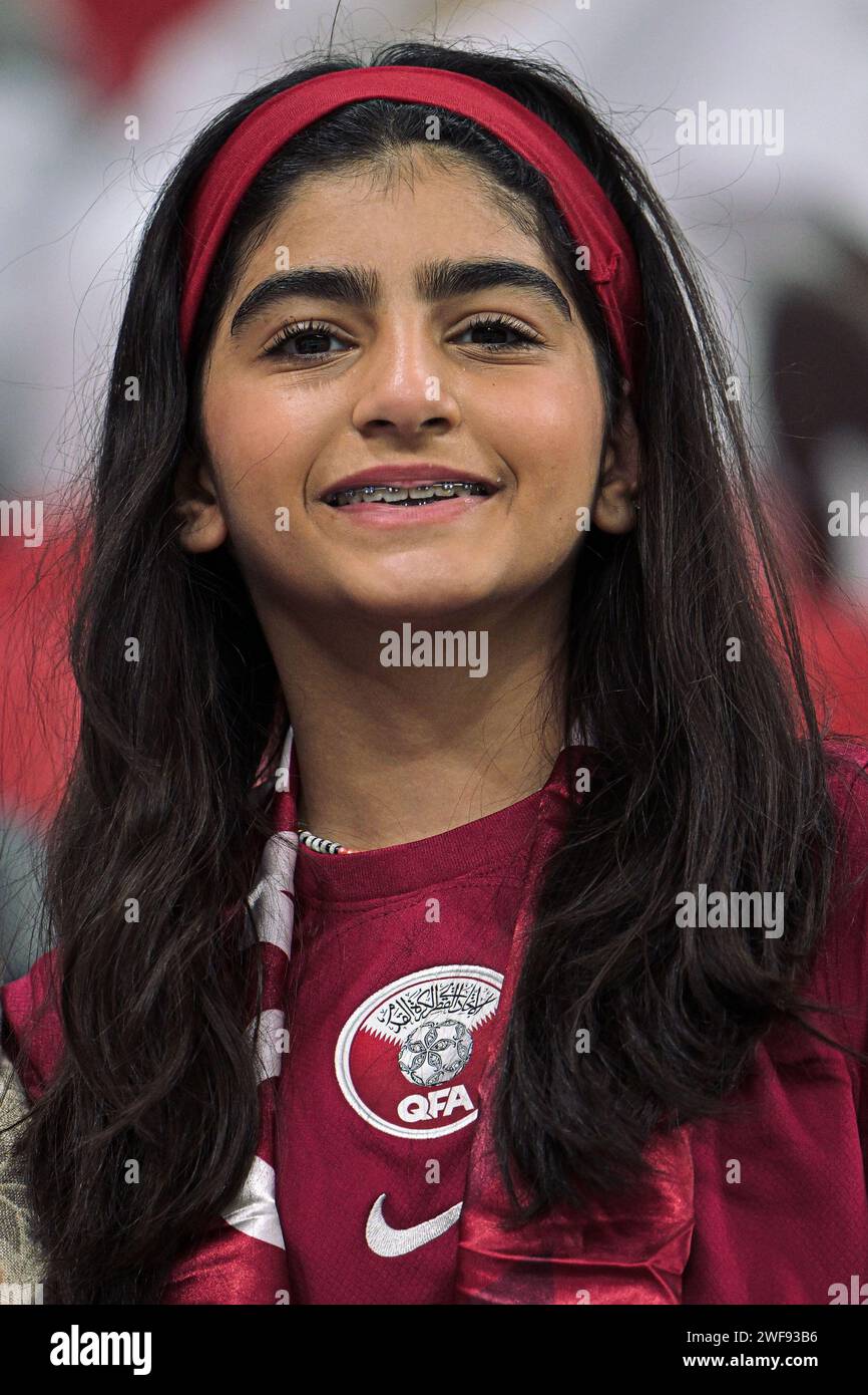 Al Khor, Qatar. 29 January, 2024. QATAR VS PALESTINE：ROUND OF 16 AFC
