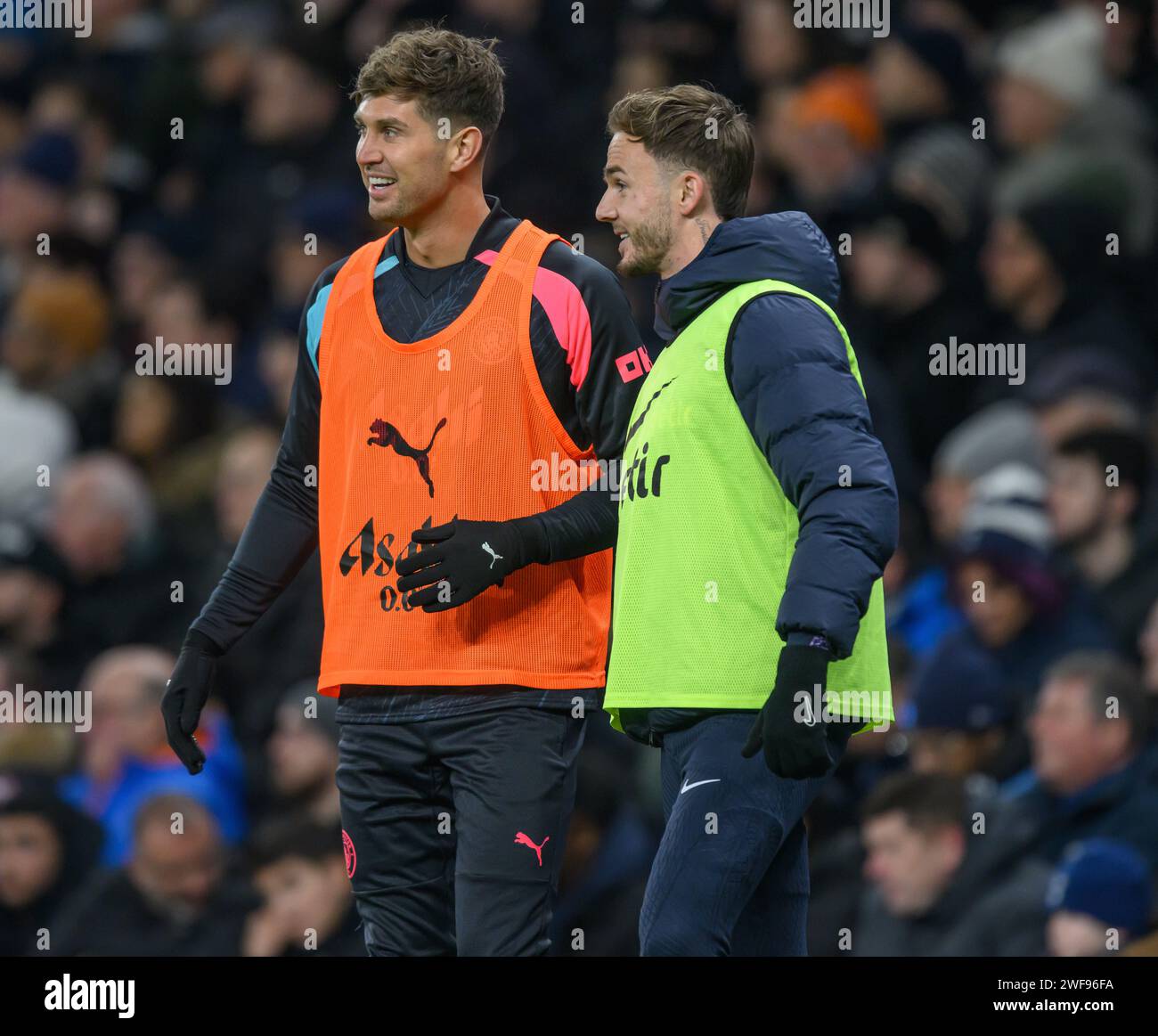 London, UK. 26th Jan, 2024 Tottenham Hotspur v Manchester City FA