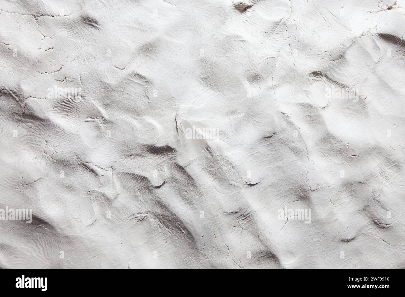 finger marks on a slab of gray clay Stock Photo Alamy