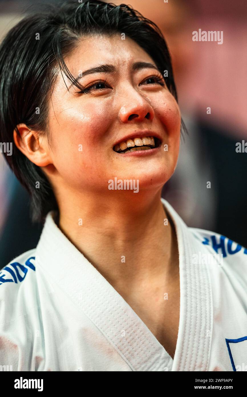 Mayo ONO of Japan, Female Kata Final, during the Paris Open Karate 2025