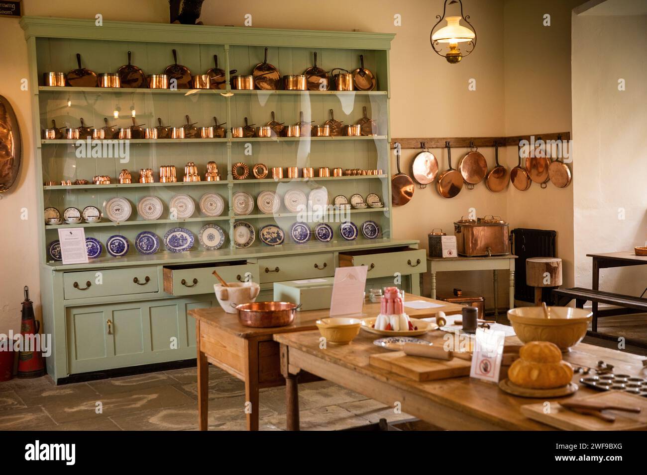 UK, England Kent, Penshurst, Penshurst Place, the Kitchen Stock Photo