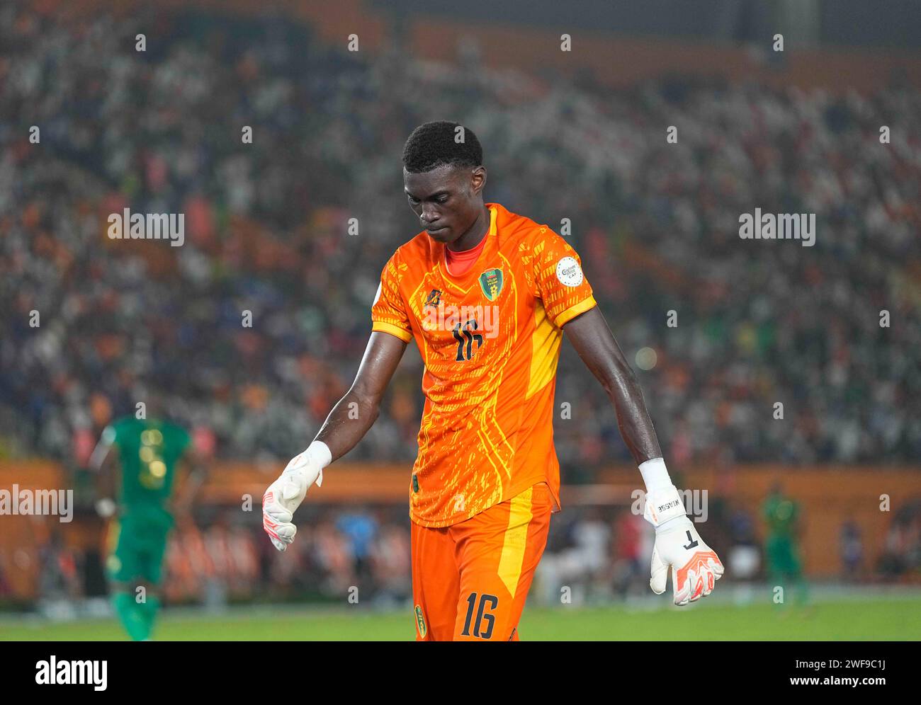 January 29 2024: Niasse Babacar (Mauritania) gestures during a African