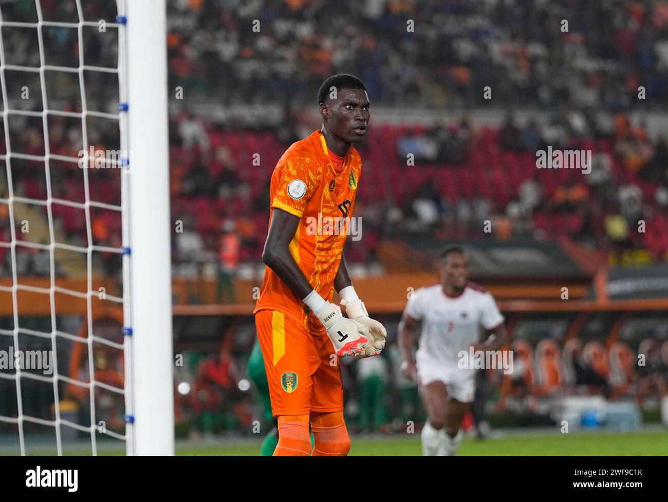 January 29 2024: Niasse Babacar (Mauritania) looks on during a African