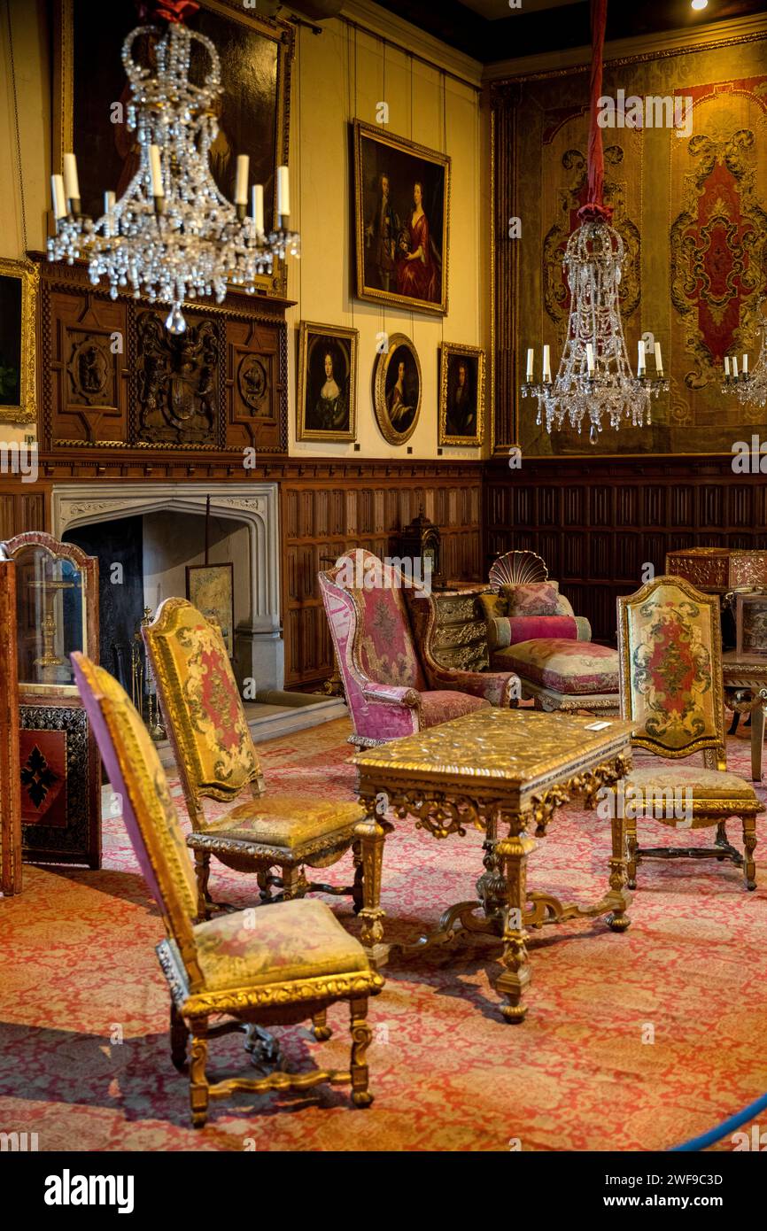 UK, England Kent, Penshurst, Penshurst Place, the Queen Elizabeth Room Stock Photo