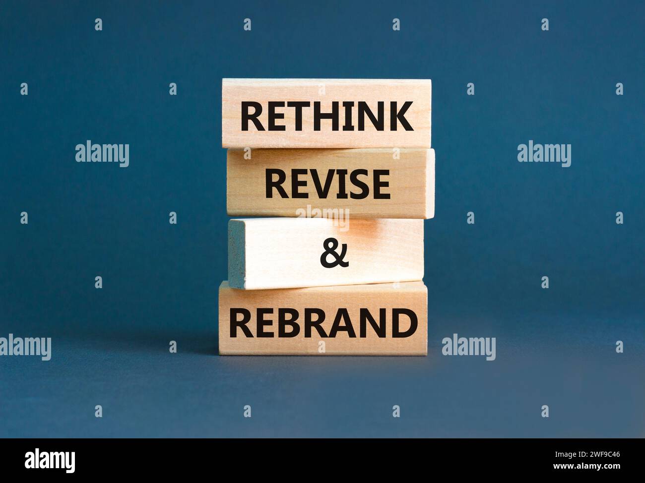 Rethink revise rebrand symbol. Concept word Rethink Revise and Rebrand ...