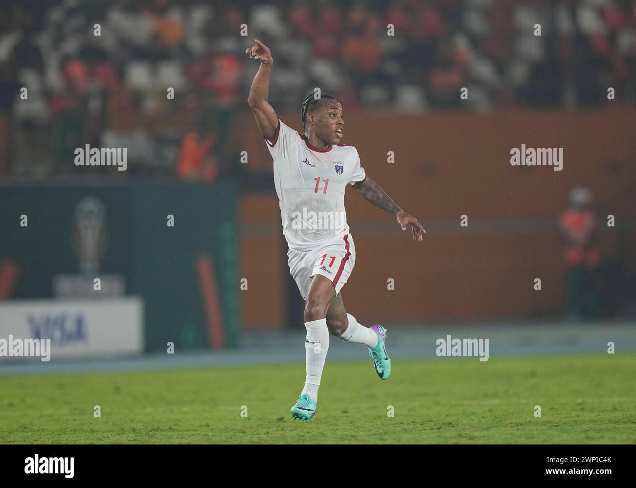 January 29 2024: Garry Mendes Rodrigues (Cap Verde) looks on during a