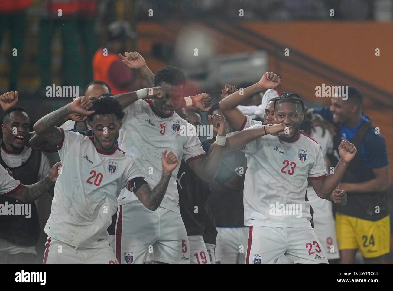 January 29 2024: Ryan Isaac Da Graca Mendes (Cap Verde) celebrates the