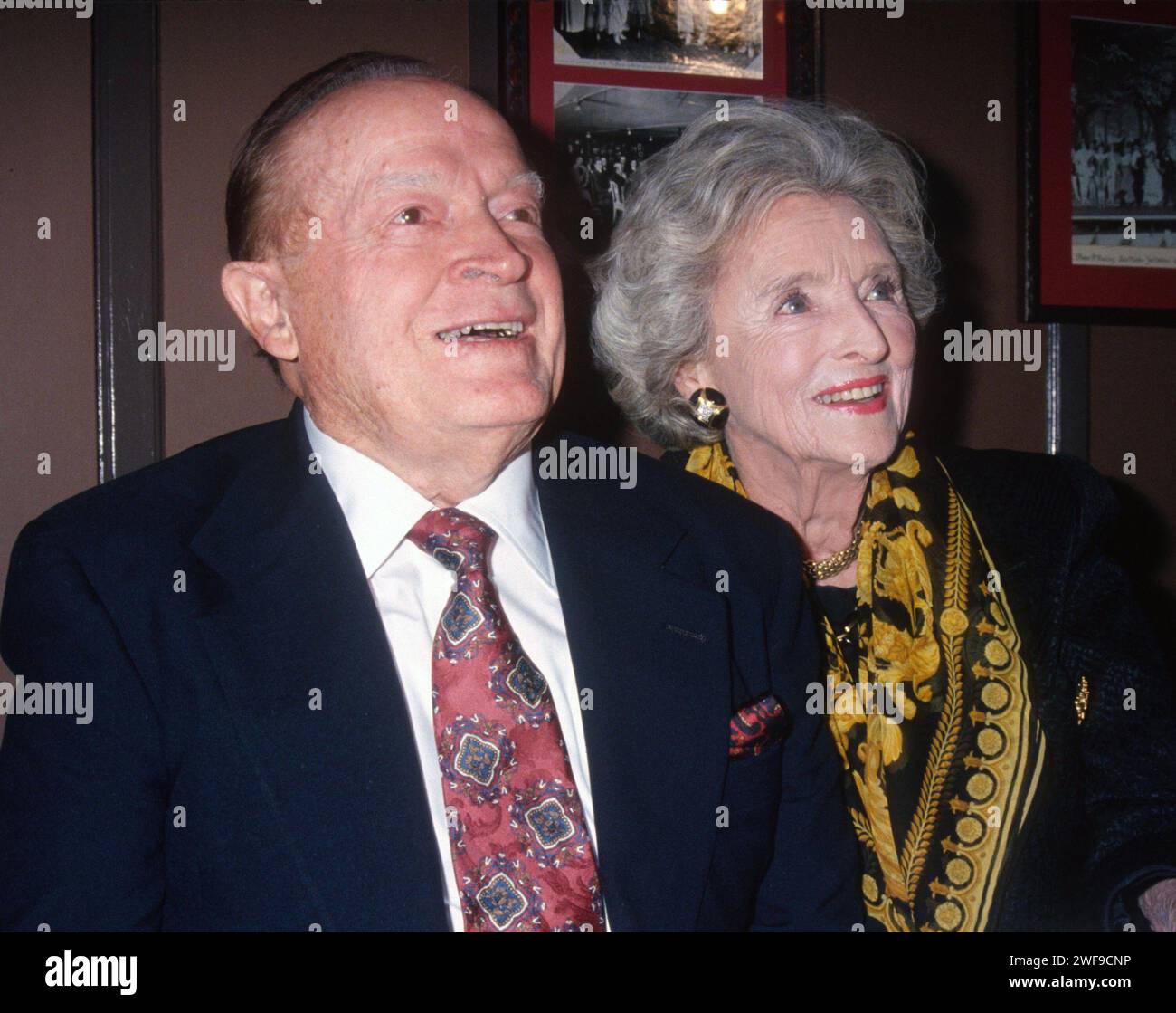 Bob Hope, Dolores Hope, 1994. ph John Barrett/PHOTOlink/Courtesy
