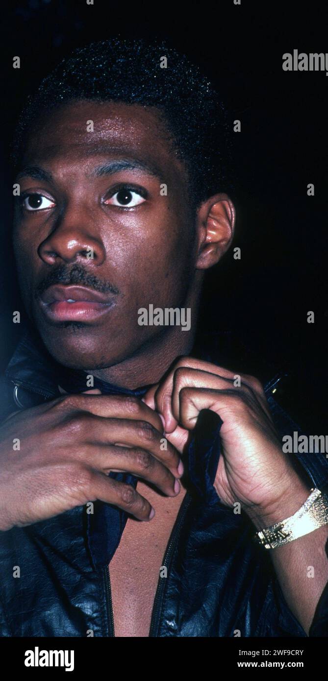 Eddie Murphy, 1987. ph: John Barrett/PHOTOlink/Courtesy Everett Collection (Eddie Murphy6521) Stock Photo