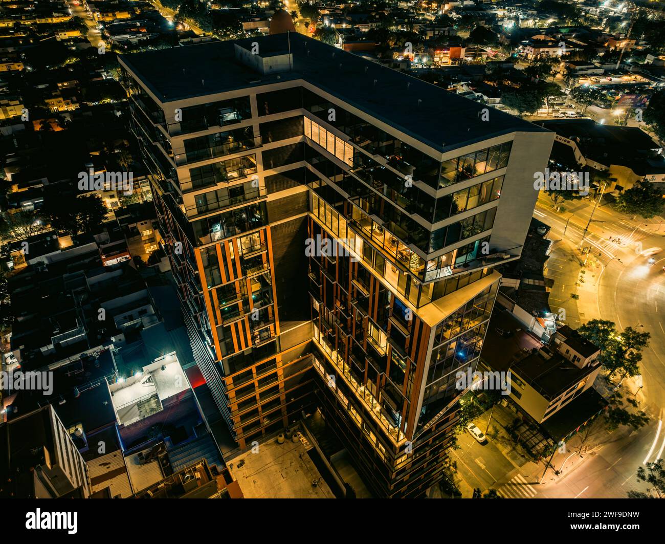 A collection of urban architecture highrise buildings with glass ...