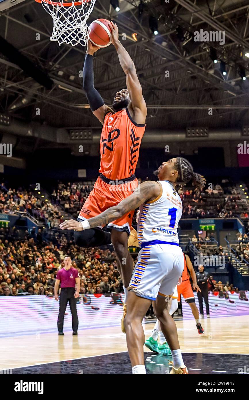 David Nwaba Guard of London Lions Men during the BBL Trophy Final at