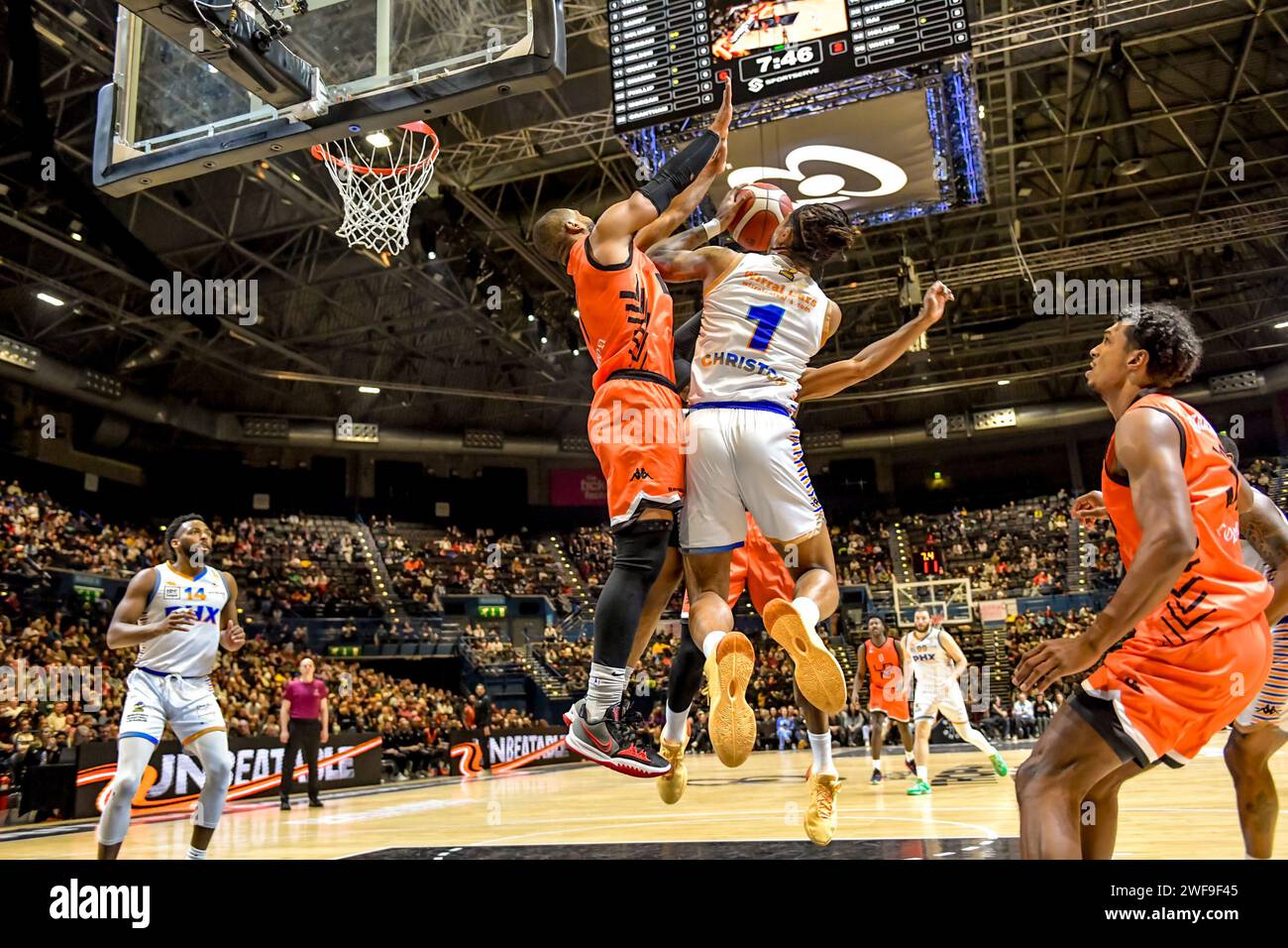 Cam Christon Forward of Chester Phoenix Men and Jordan Taylor Guard of