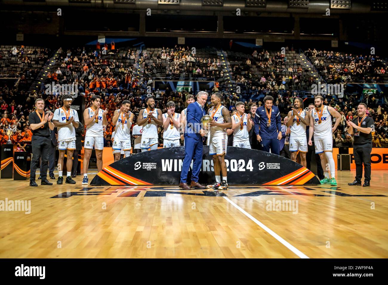 LaQuincy Rideau Guard of Chester Phoenix Men is awarded MVP as Chester