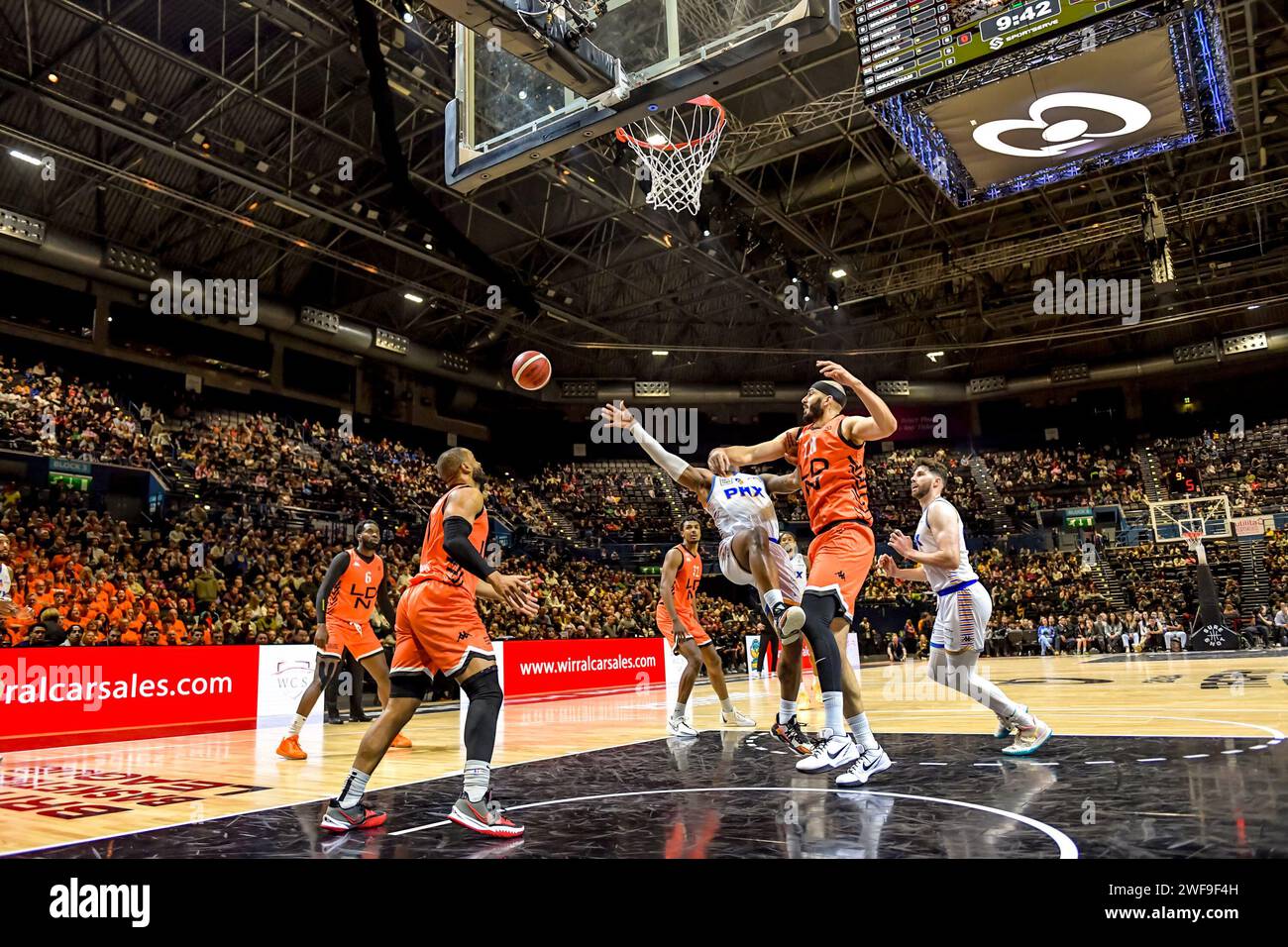 LaQuincy Rideau Guard of Chester Phoenix Men and Josh Sharma Centre of