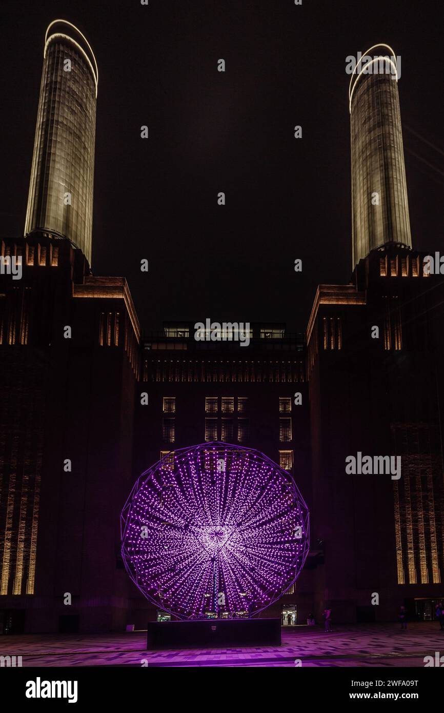 The Light Festival at Battersea Power Station Singularity by Squidsoup