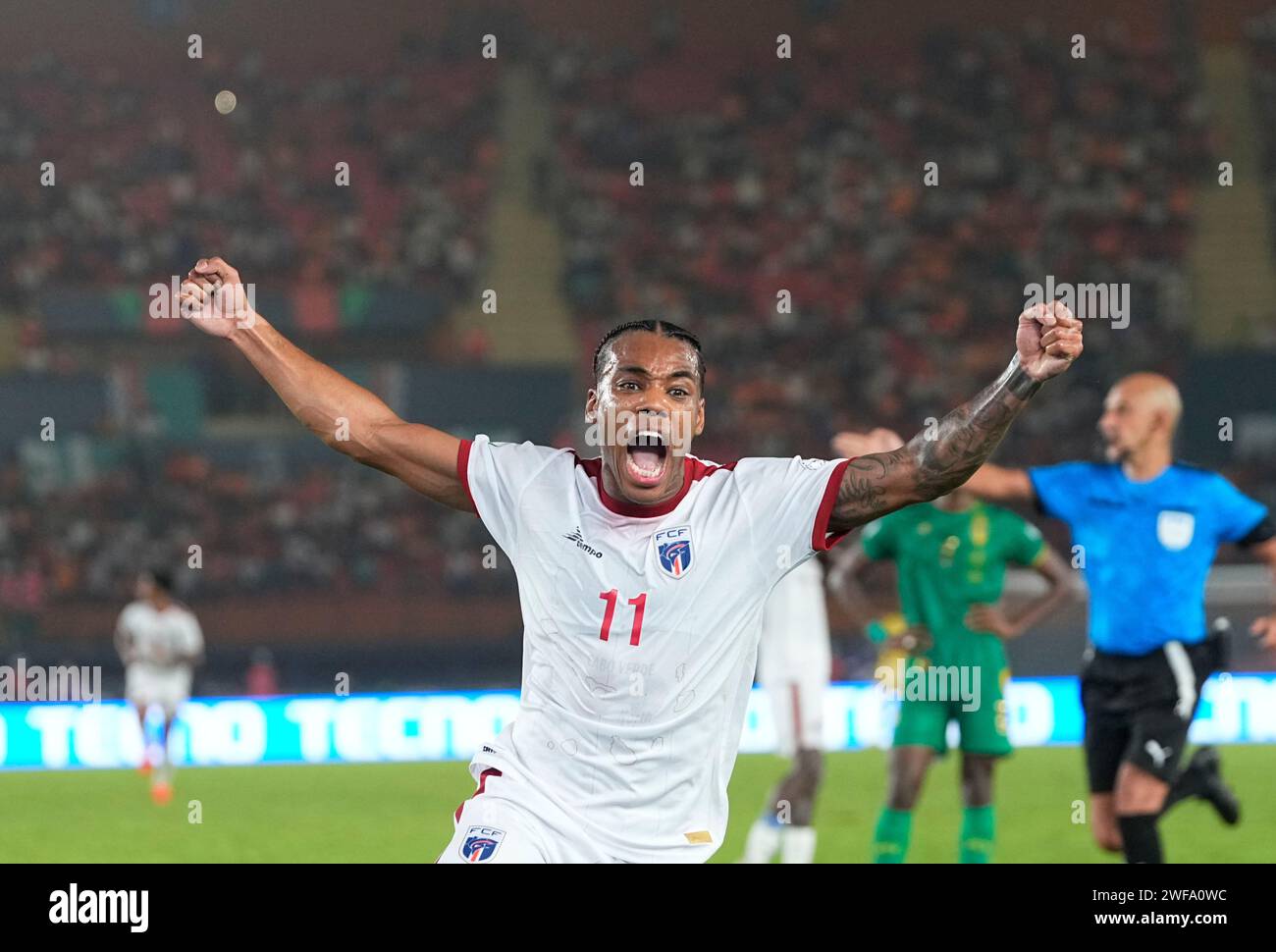 January 29 2024: Garry Mendes Rodrigues (Cap Verde) celebrate during a