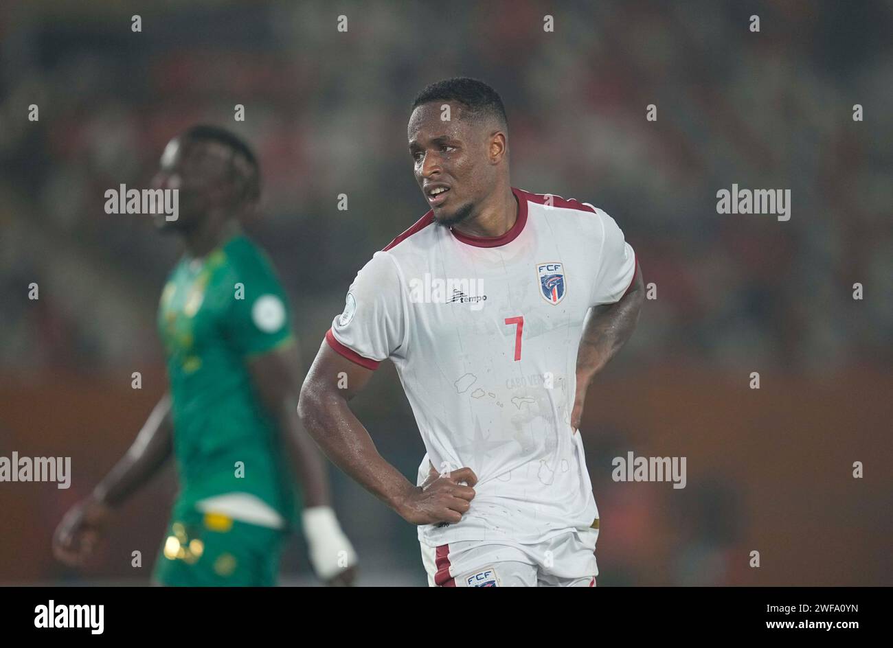 January 29 2024: Jovane Eduardo Borges Cabral (Cap Verde) looks on