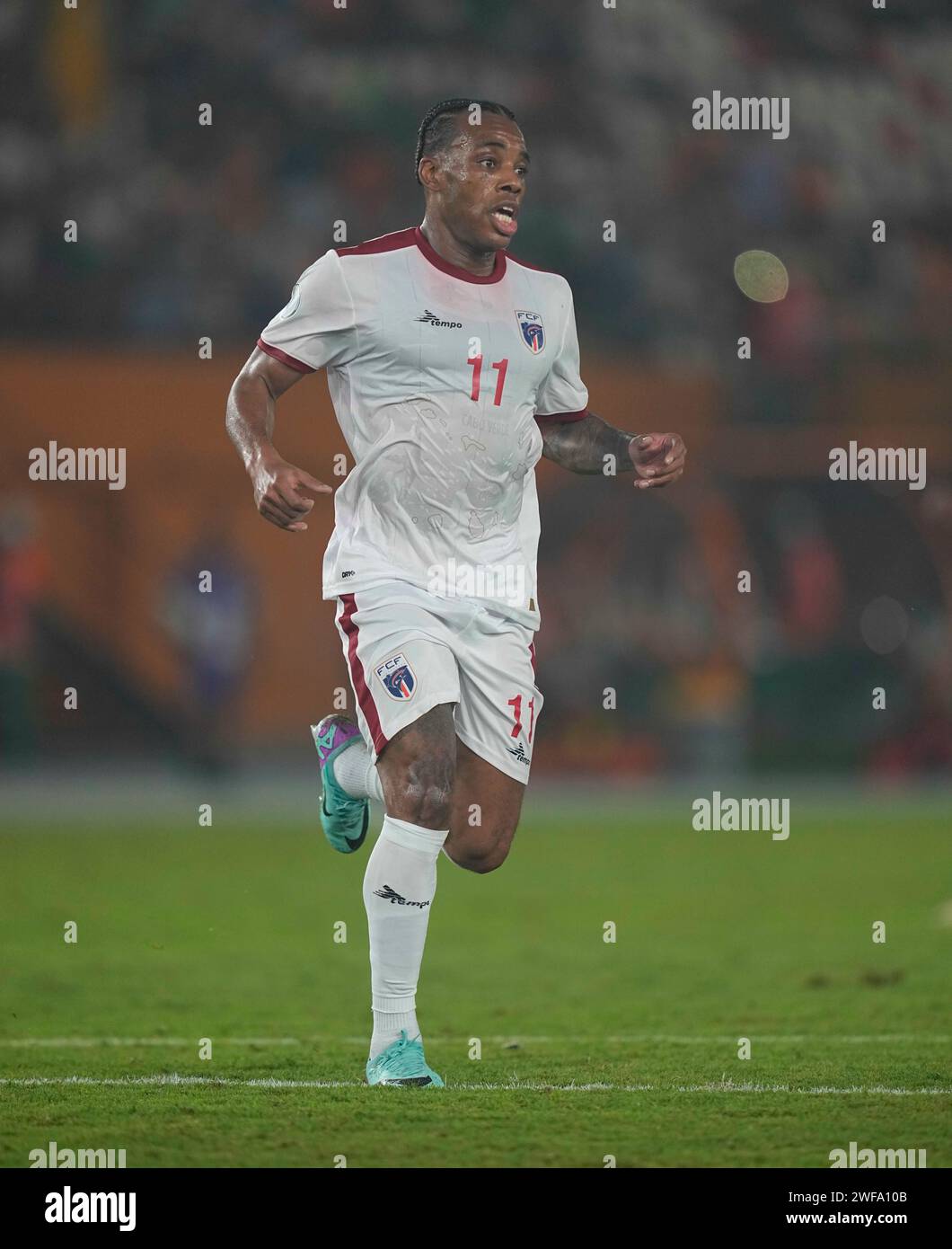 January 29 2024: Garry Mendes Rodrigues (Cap Verde) looks on during a