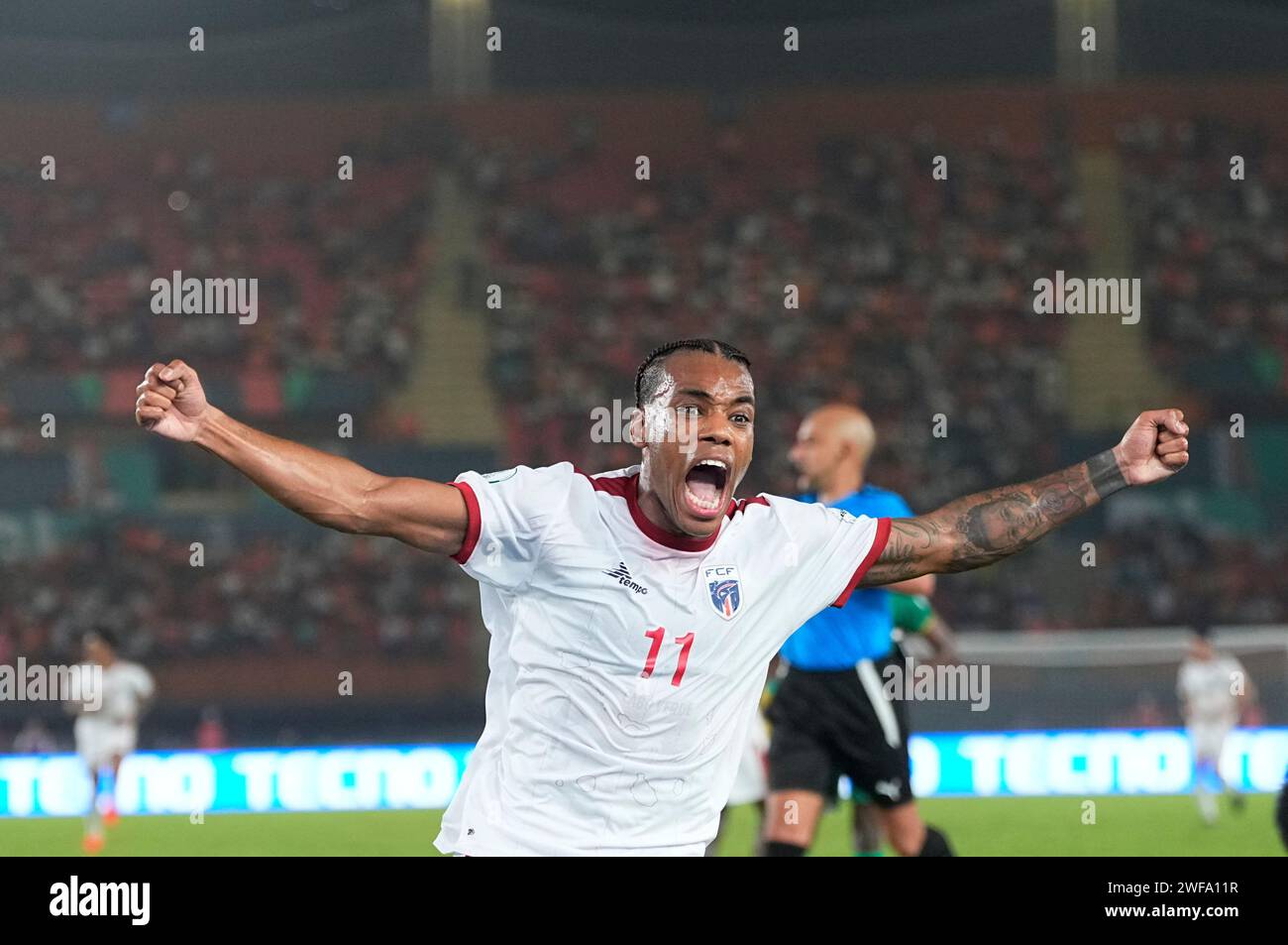 January 29 2024: Garry Mendes Rodrigues (Cap Verde) celebrate during a