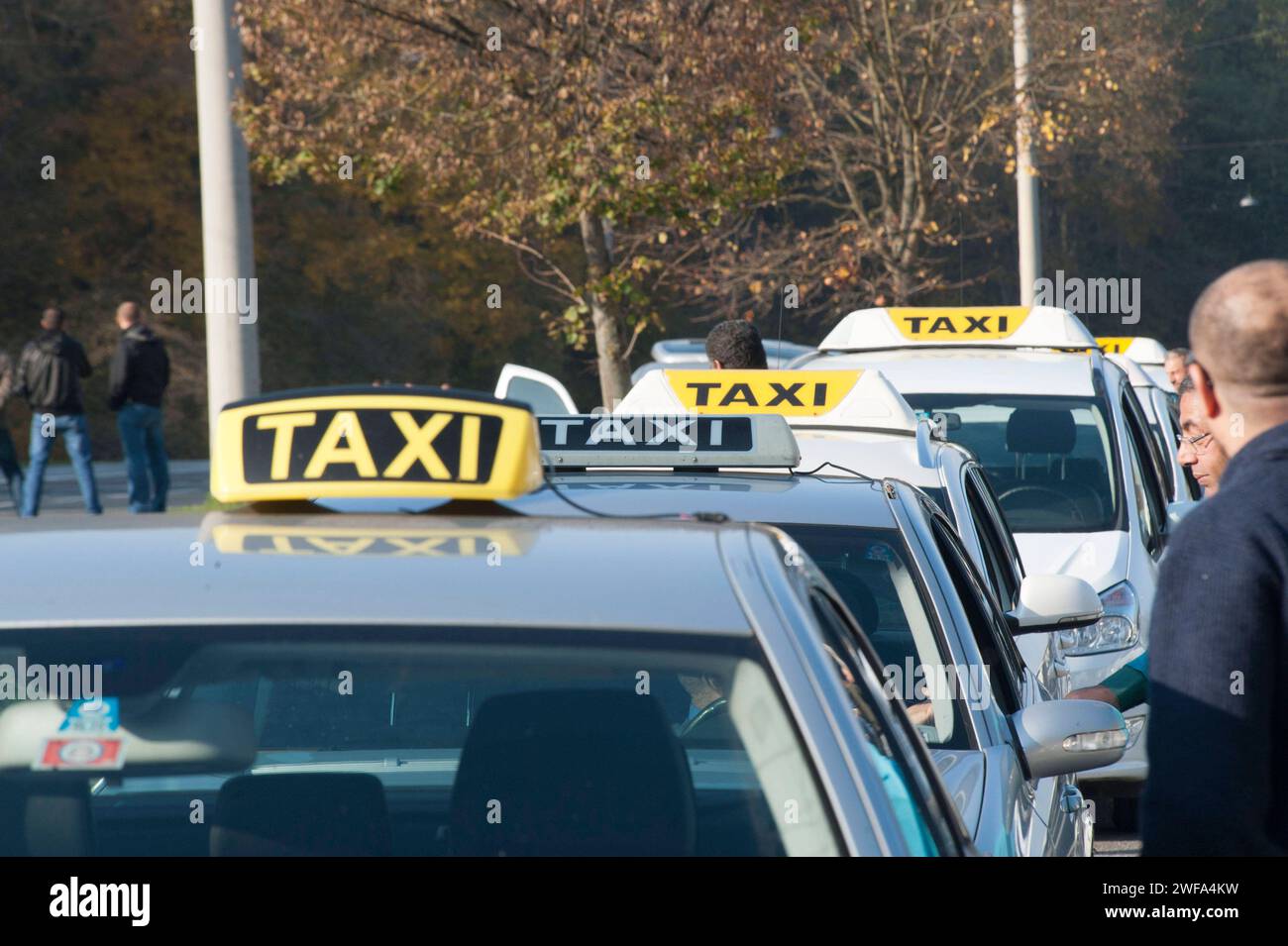 a taxi or a cab, a vehicle for passenger transport a taxi or a cab for ...