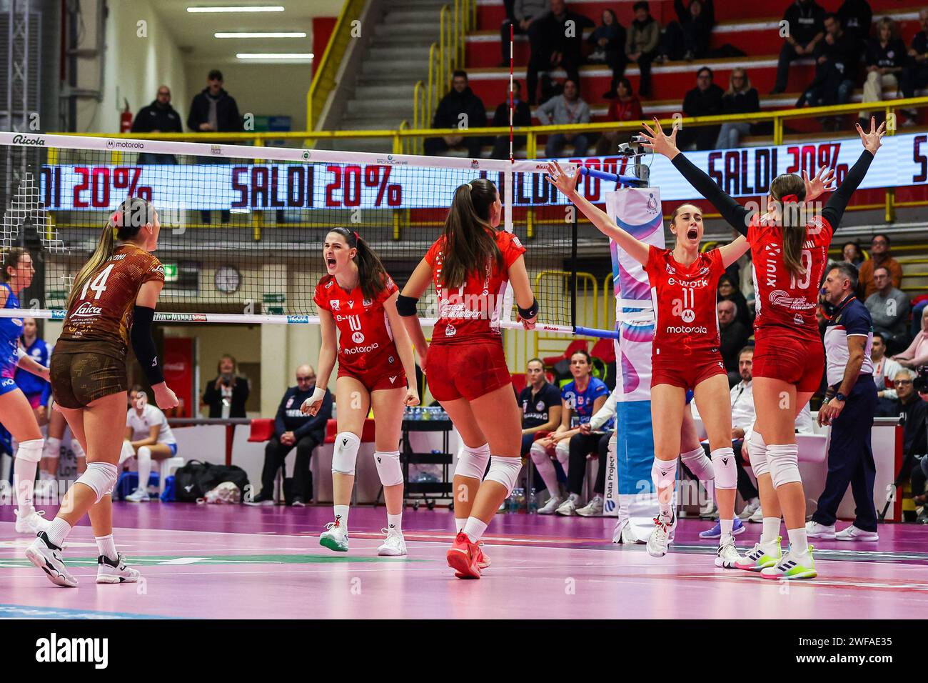 Volleyball serie a1 women match hi-res stock photography and images - Page  2 - Alamy