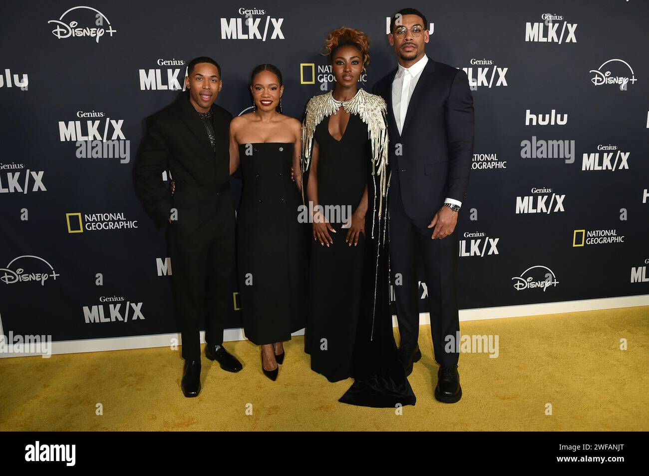 Kelvin Harrison Jr., from left, Weruche Opia, Jayme Lawson and Aaron