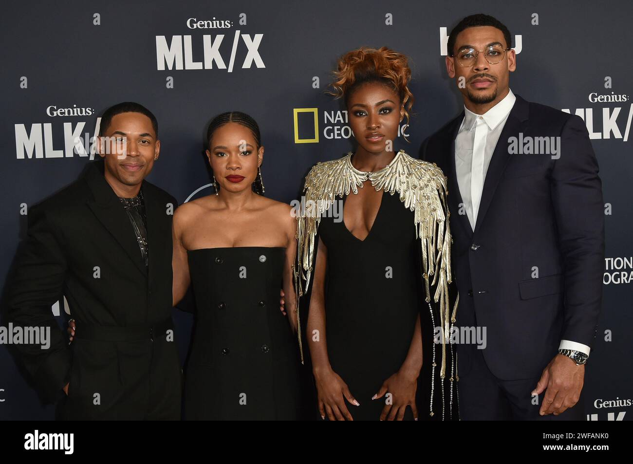 Kelvin Harrison Jr., from left, Weruche Opia, Jayme Lawson and Aaron