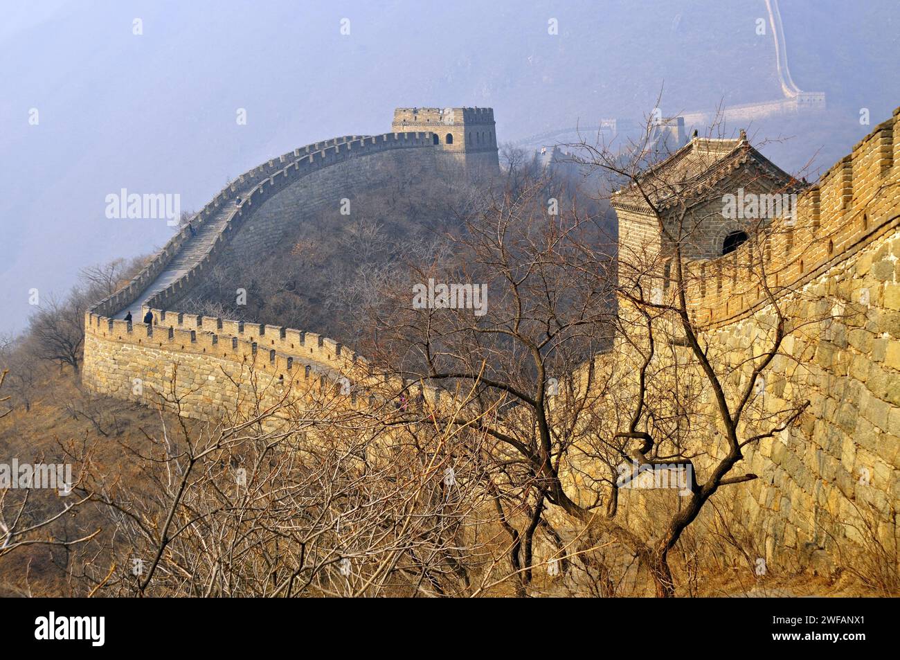 Die Chinesische Mauer in Asien Stock Photo