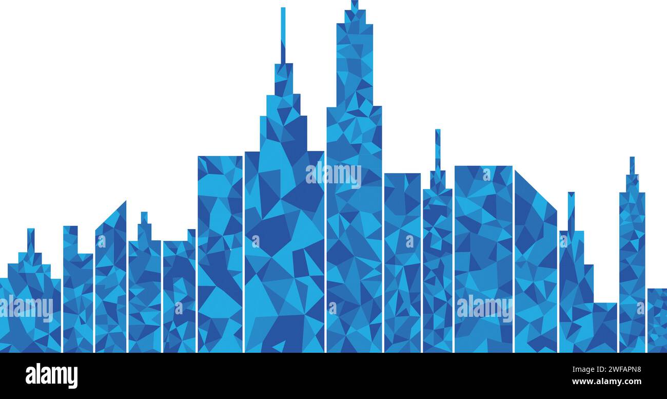City skyline background vector illustration Stock Vector Image & Art ...