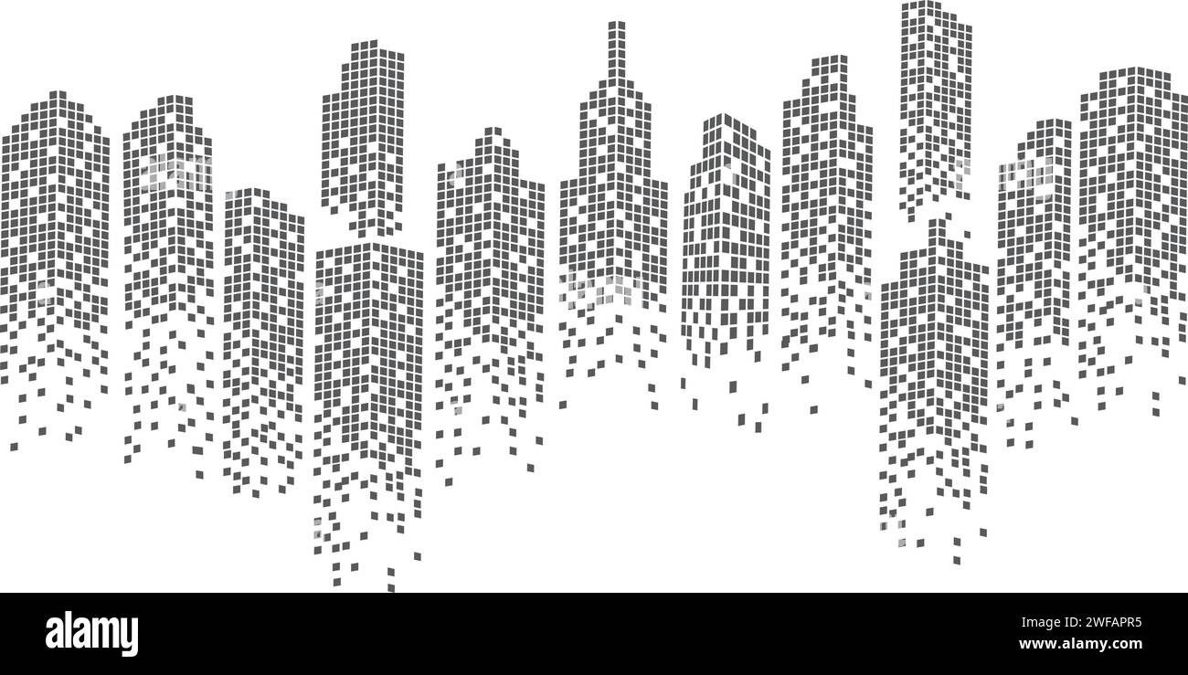 City skyline background vector illustration Stock Vector Image & Art ...