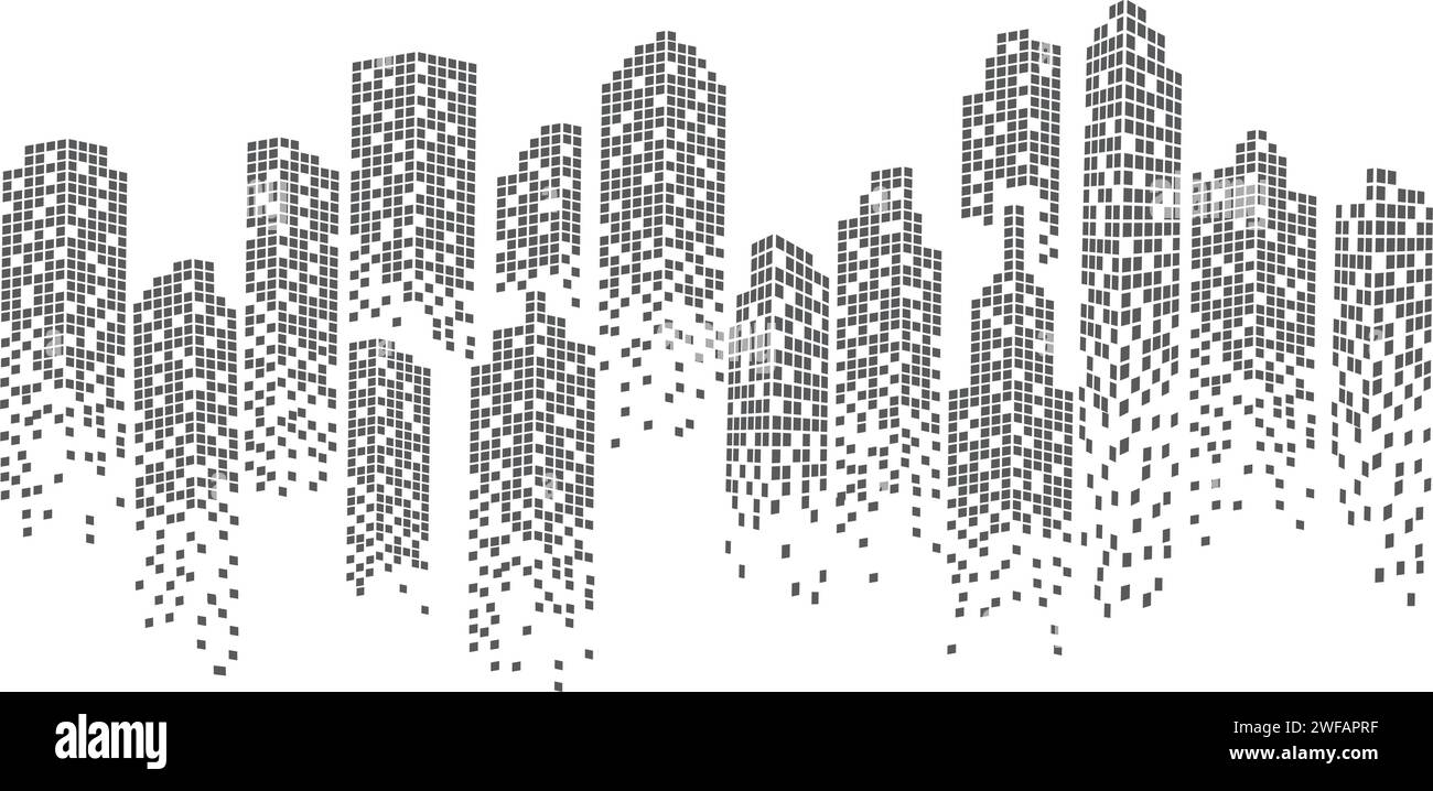 City skyline background vector illustration Stock Vector Image & Art ...