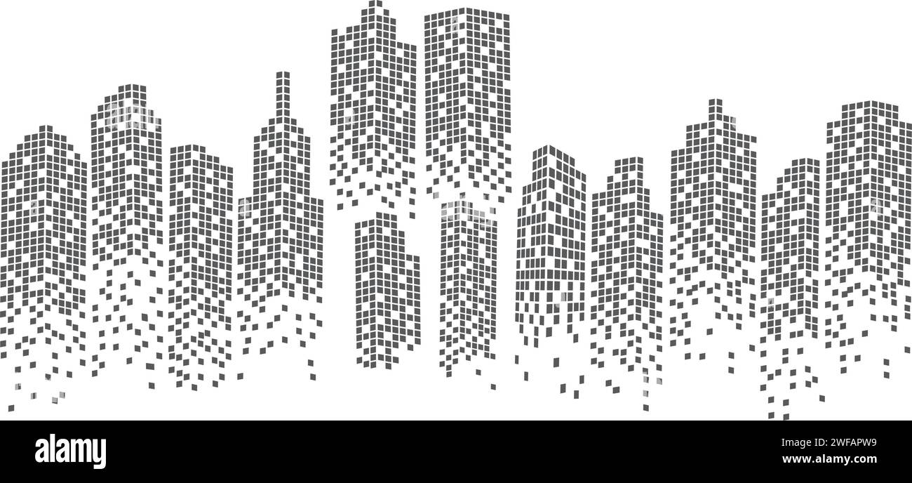 City skyline background vector illustration Stock Vector Image & Art ...