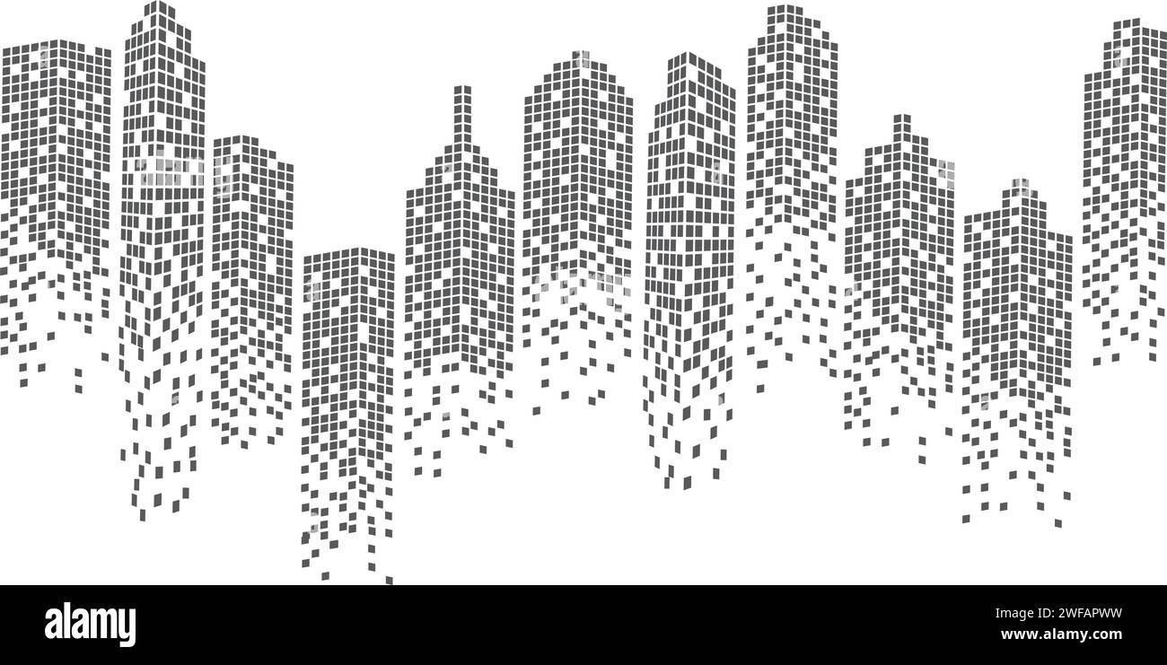 City skyline background vector illustration Stock Vector Image & Art ...