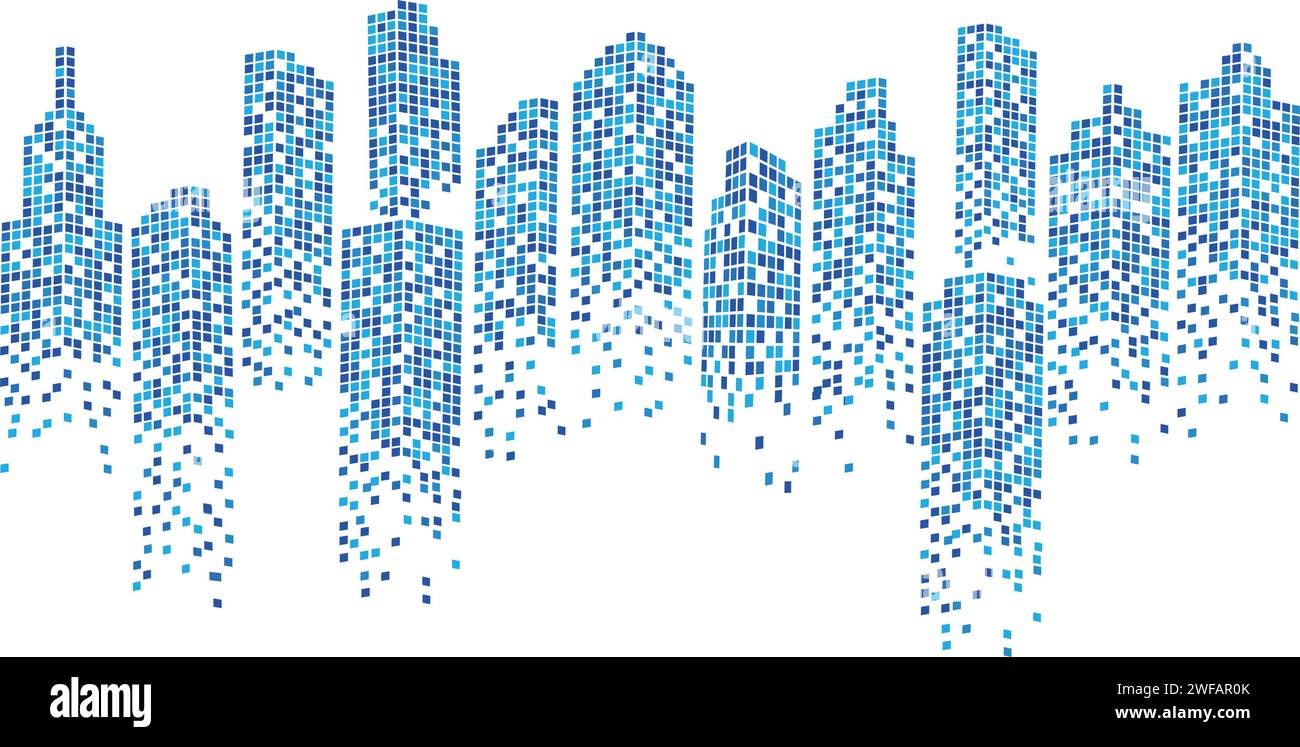 City skyline background vector illustration Stock Vector Image & Art ...