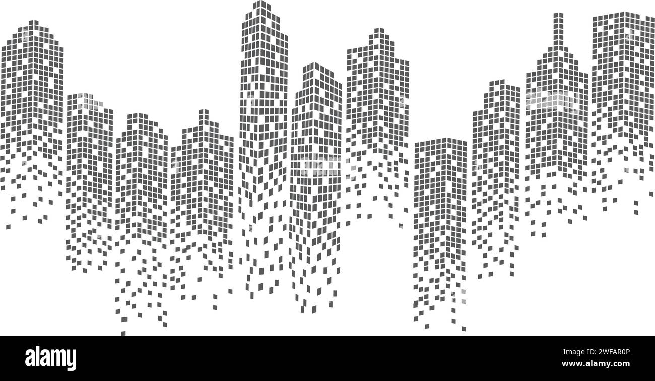 City skyline background vector illustration Stock Vector Image & Art ...