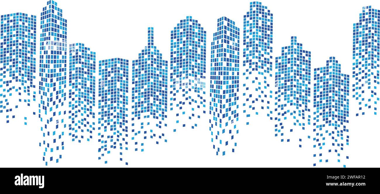 City skyline background vector illustration Stock Vector Image & Art ...