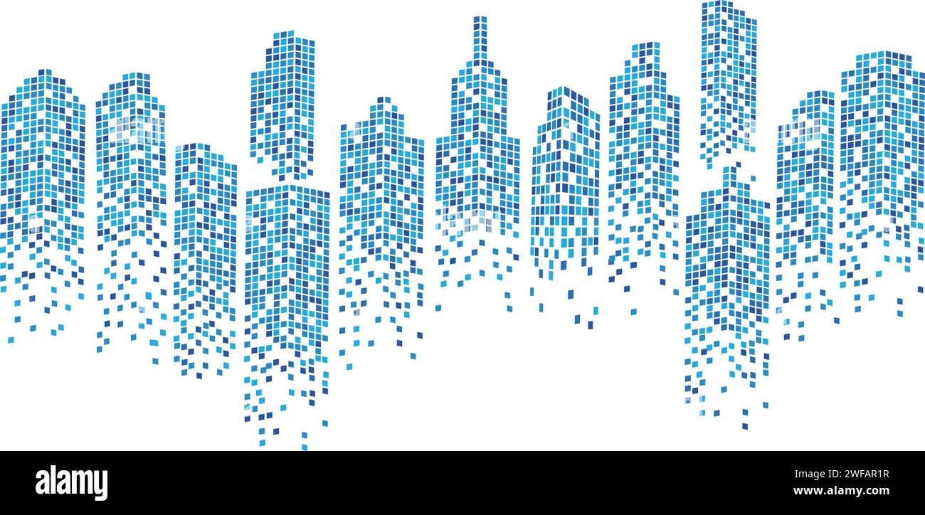City skyline background vector illustration Stock Vector Image & Art ...