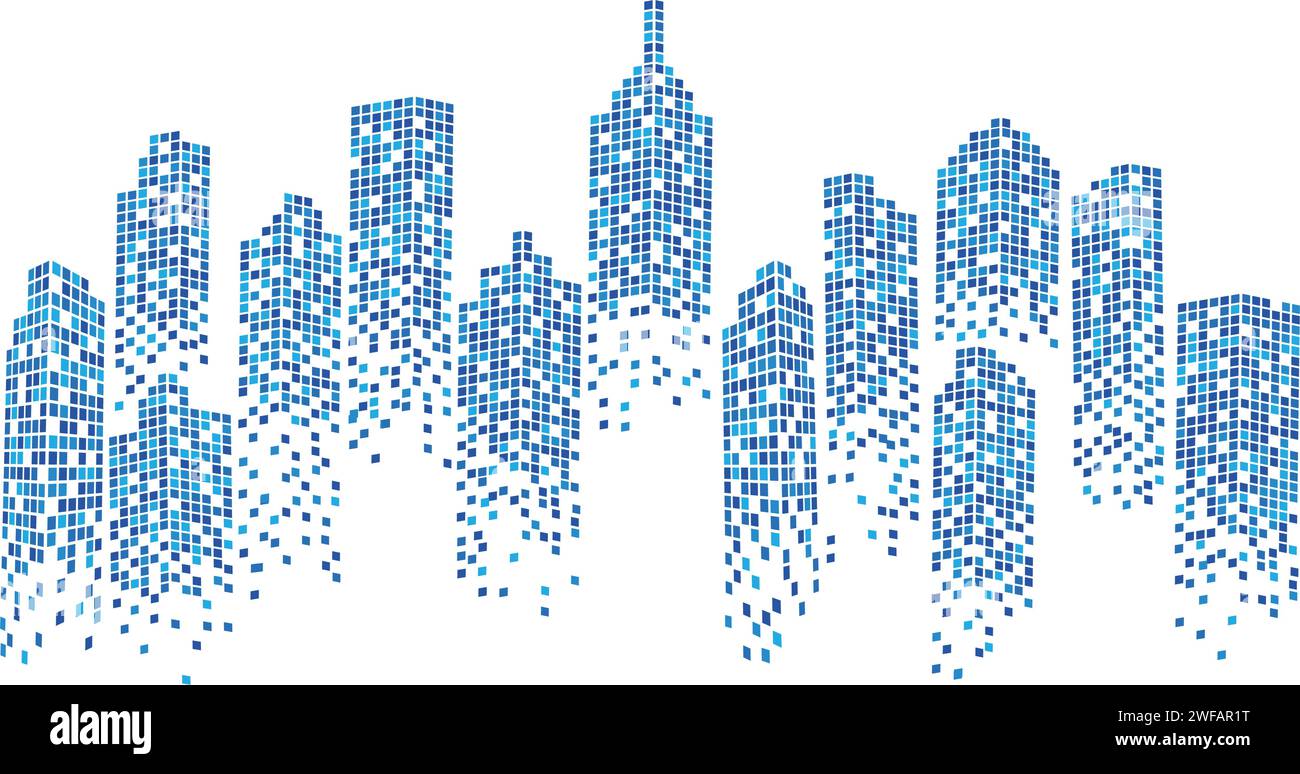 City skyline background vector illustration Stock Vector Image & Art ...