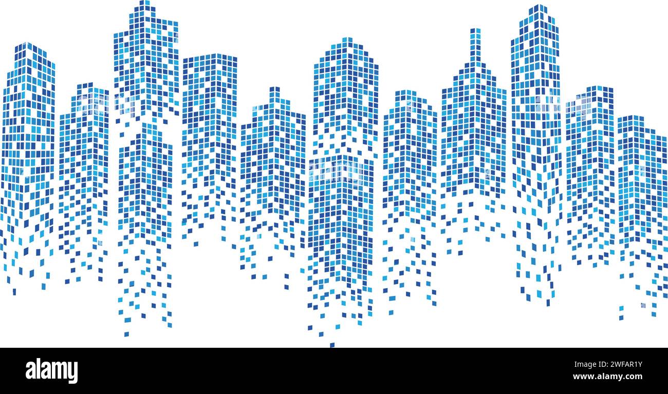 City skyline background vector illustration Stock Vector Image & Art ...