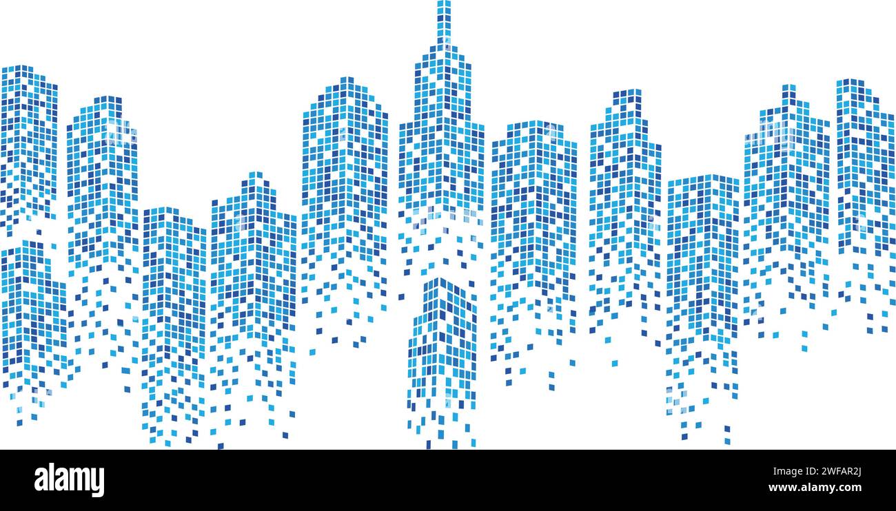 City skyline background vector illustration Stock Vector Image & Art ...