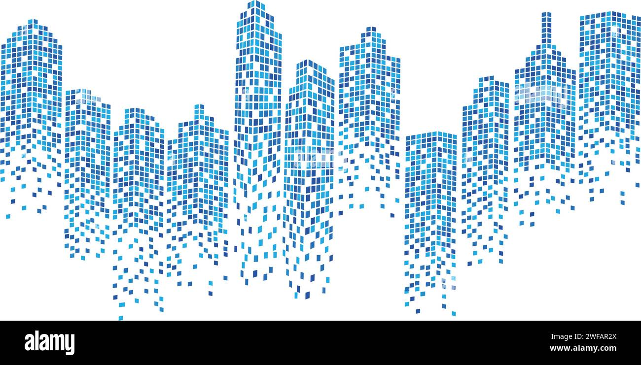 City skyline background vector illustration Stock Vector Image & Art ...