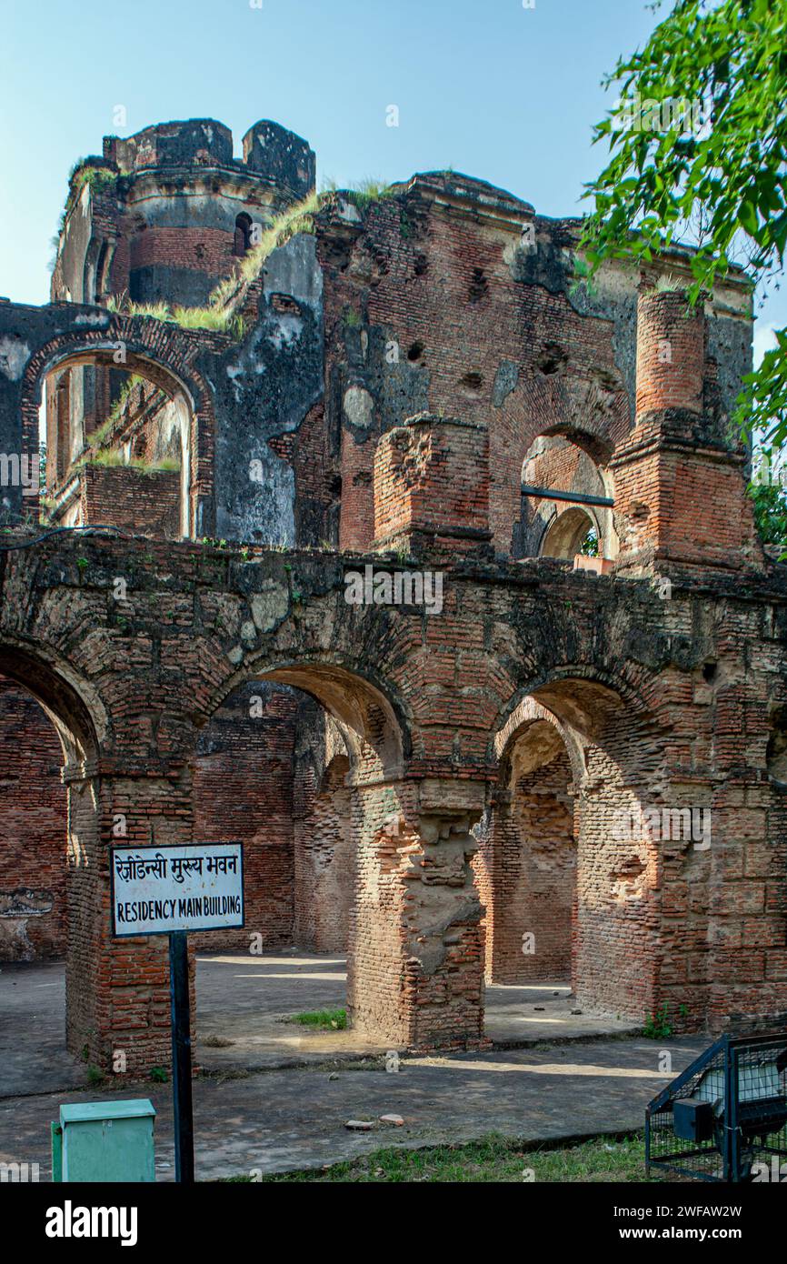 09 27 2005 Vintage Structures of British Residency complex in Lucknow ...